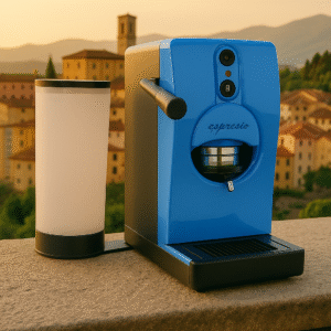 ORANGE BEAN COFFEE CAPSULE MACHINE Blue