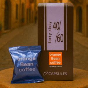 ORANGE BEAN COFFEE 40/60 12 CAPSULES 50oz (NESPRESSO® COMPATIBLE)